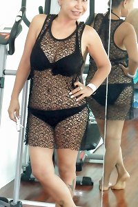 devours chesty mature asian milf Belcy Yasto. astounding jugs