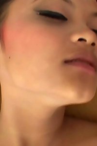 chinese couple having fucky-fucky in couch with her providing butt-cheeks